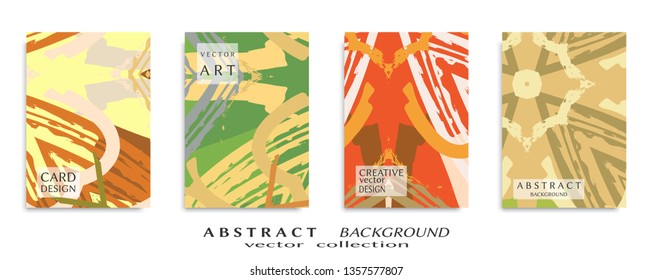 Abstract universal grunge art texture, web header template. Collage page, design for card, invitation, brochure brush strokes style, banner idea, book cover, booklet print, flyer sheet a4