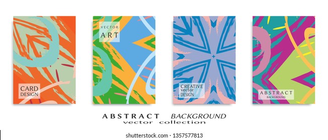 Abstract universal grunge art texture, web header template. Collage page, design for card, invitation, brochure brush strokes style, banner idea, book cover, booklet print, flyer sheet a4