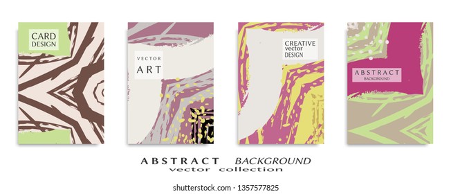 Abstract universal grunge art texture, web header template. Collage page, design for card, invitation, brochure brush strokes style, banner idea, book cover, booklet print, flyer sheet a4
