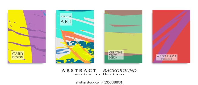 Abstract universal grunge art texture, web header template. Collage page, design for card, invitation, brochure brush strokes style, banner idea, book cover, booklet print, flyer sheet a4