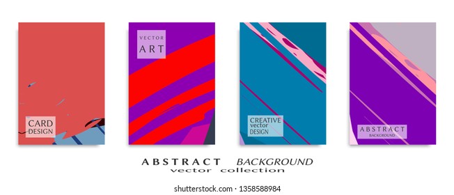 Abstract universal grunge art texture, web header template. Collage page, design for card, invitation, brochure brush strokes style, banner idea, book cover, booklet print, flyer sheet a4