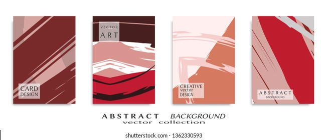 Abstract universal grunge art texture, web header template. Collage page, design for card, invitation, brochure brush strokes style, banner idea, book cover, booklet print, flyer sheet a4