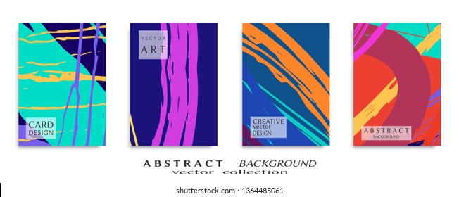 Abstract universal grunge art texture, web header template. Collage page, design for card, invitation, brochure brush strokes style, banner idea, book cover, booklet print, flyer sheet a4