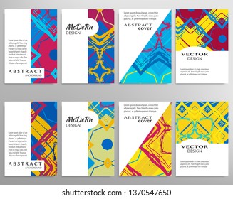 Abstract universal grunge art texture, web header template. Collage page, design for card, invitation, brochure brush strokes style, banner idea, book cover, booklet print, flyer sheet a4