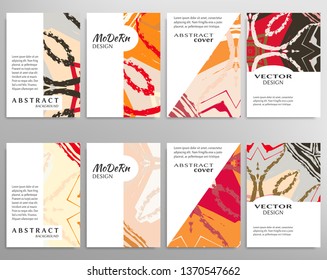 Abstract universal grunge art texture, web header template. Collage page, design for card, invitation, brochure brush strokes style, banner idea, book cover, booklet print, flyer sheet a4