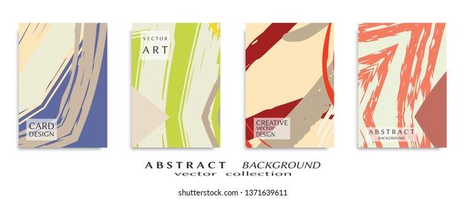 Abstract universal grunge art texture, web header template. Collage page, design for card, invitation, brochure brush strokes style, banner idea, book cover, booklet print, flyer sheet a4