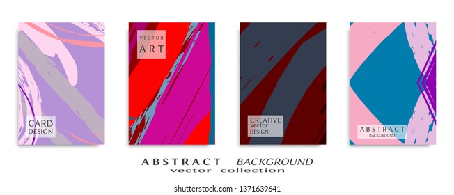 Abstract universal grunge art texture, web header template. Collage page, design for card, invitation, brochure brush strokes style, banner idea, book cover, booklet print, flyer sheet a4