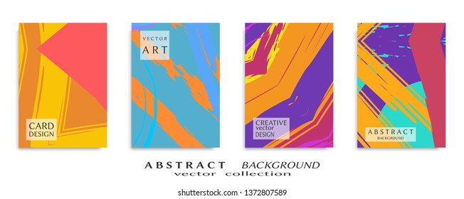 Abstract universal grunge art texture, web header template. Collage page, design for card, invitation, brochure brush strokes style, banner idea, book cover, booklet print, flyer sheet a4
