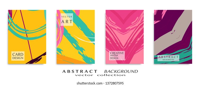 Abstract universal grunge art texture, web header template. Collage page, design for card, invitation, brochure brush strokes style, banner idea, book cover, booklet print, flyer sheet a4