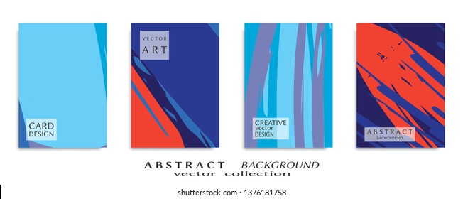 Abstract universal grunge art texture, web header template. Collage page, design for card, invitation, brochure brush strokes style, banner idea, book cover, booklet print, flyer sheet a4