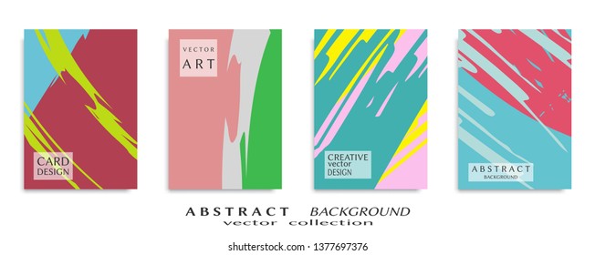 Abstract universal grunge art texture, web header template. Collage page, design for card, invitation, brochure brush strokes style, banner idea, book cover, booklet print, flyer sheet a4