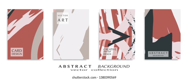 Abstract universal grunge art texture, web header template. Collage page, design for card, invitation, brochure brush strokes style, banner idea, book cover, booklet print, flyer sheet a4