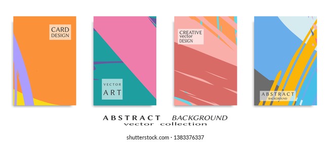 Abstract universal grunge art texture, web header template. Collage page, design for card, invitation, brochure brush strokes style, banner idea, book cover, booklet print, flyer sheet a4