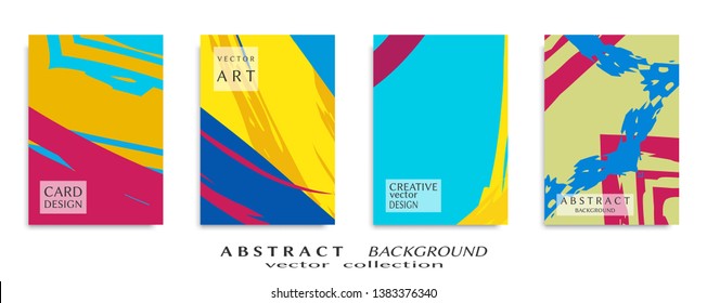 Abstract universal grunge art texture, web header template. Collage page, design for card, invitation, brochure brush strokes style, banner idea, book cover, booklet print, flyer sheet a4