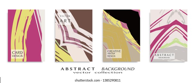 Abstract universal grunge art texture, web header template. Collage page, design for card, invitation, brochure brush strokes style, banner idea, book cover, booklet print, flyer sheet a4