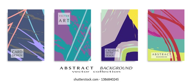 Abstract universal grunge art texture, web header template. Collage page, design for card, invitation, brochure brush strokes style, banner idea, book cover, booklet print, flyer sheet a4