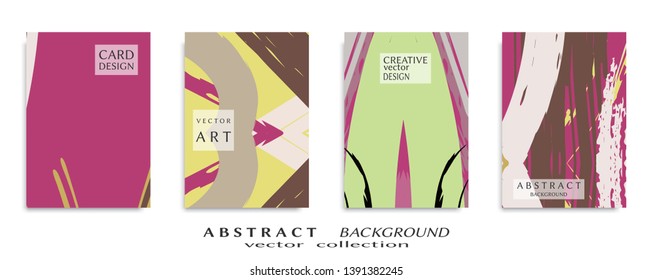 Abstract universal grunge art texture, web header template. Collage page, design for card, invitation, brochure brush strokes style, banner idea, book cover, booklet print, flyer sheet a4