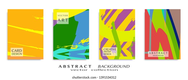 Abstract universal grunge art texture, web header template. Collage page, design for card, invitation, brochure brush strokes style, banner idea, book cover, booklet print, flyer sheet a4