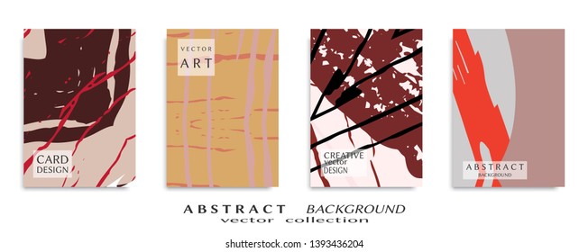 Abstract universal grunge art texture, web header template. Collage page, design for card, invitation, brochure brush strokes style, banner idea, book cover, booklet print, flyer sheet a4