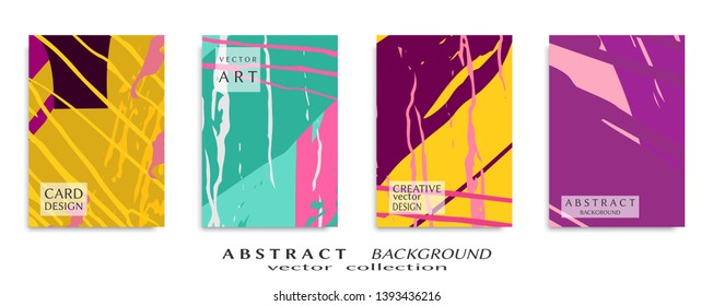 Abstract universal grunge art texture, web header template. Collage page, design for card, invitation, brochure brush strokes style, banner idea, book cover, booklet print, flyer sheet a4