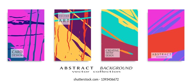 Abstract universal grunge art texture, web header template. Collage page, design for card, invitation, brochure brush strokes style, banner idea, book cover, booklet print, flyer sheet a4