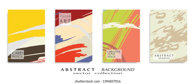 Abstract universal grunge art texture, web header template. Collage page, design for card, invitation, brochure brush strokes style, banner idea, book cover, booklet print, flyer sheet a4