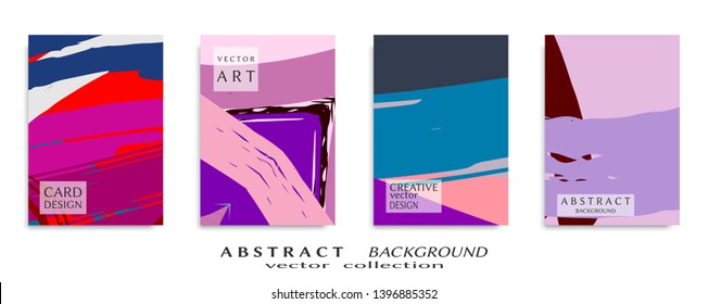 Abstract universal grunge art texture, web header template. Collage page, design for card, invitation, brochure brush strokes style, banner idea, book cover, booklet print, flyer sheet a4