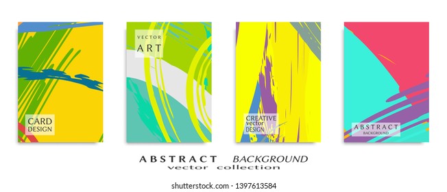 Abstract universal grunge art texture, web header template. Collage page, design for card, invitation, brochure brush strokes style, banner idea, book cover, booklet print, flyer sheet a4