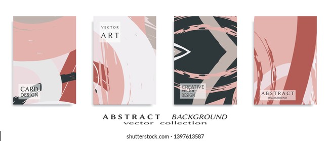 Abstract universal grunge art texture, web header template. Collage page, design for card, invitation, brochure brush strokes style, banner idea, book cover, booklet print, flyer sheet a4