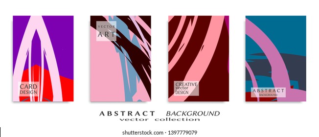 Abstract universal grunge art texture, web header template. Collage page, design for card, invitation, brochure brush strokes style, banner idea, book cover, booklet print, flyer sheet a4