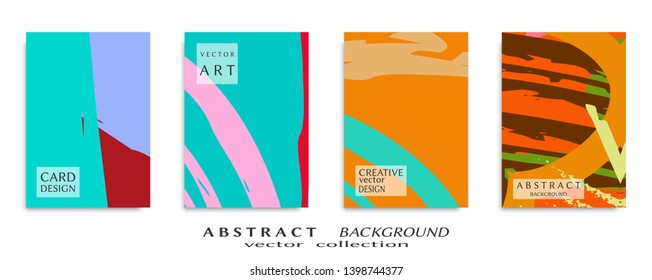 Abstract universal grunge art texture, web header template. Collage page, design for card, invitation, brochure brush strokes style, banner idea, book cover, booklet print, flyer sheet a4