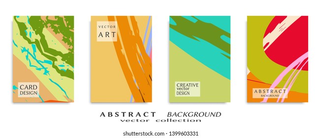 Abstract universal grunge art texture, web header template. Collage page, design for card, invitation, brochure brush strokes style, banner idea, book cover, booklet print, flyer sheet a4