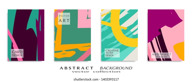Abstract universal grunge art texture, web header template. Collage page, design for card, invitation, brochure brush strokes style, banner idea, book cover, booklet print, flyer sheet a4