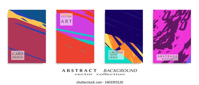 Abstract universal grunge art texture, web header template. Collage page, design for card, invitation, brochure brush strokes style, banner idea, book cover, booklet print, flyer sheet a4