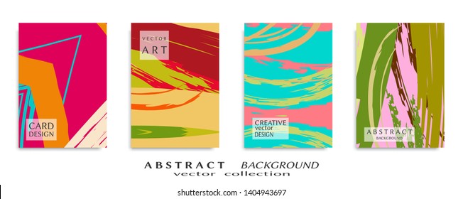 Abstract universal grunge art texture, web header template. Collage page, design for card, invitation, brochure brush strokes style, banner idea, book cover, booklet print, flyer sheet a4