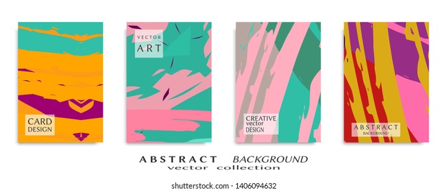 Abstract universal grunge art texture, web header template. Collage page, design for card, invitation, brochure brush strokes style, banner idea, book cover, booklet print, flyer sheet a4