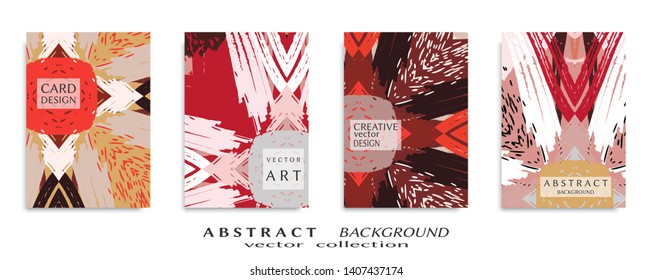 Abstract universal grunge art texture, web header template. Collage page, design for card, invitation, brochure brush strokes style, banner idea, book cover, booklet print, flyer sheet a4