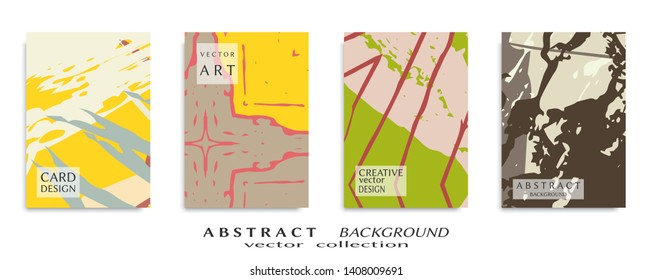 Abstract universal grunge art texture, web header template. Collage page, design for card, invitation, brochure brush strokes style, banner idea, book cover, booklet print, flyer sheet a4