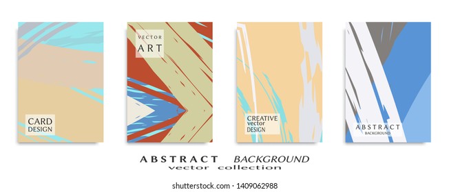 Abstract universal grunge art texture, web header template. Collage page, design for card, invitation, brochure brush strokes style, banner idea, book cover, booklet print, flyer sheet a4