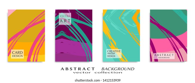 Abstract universal grunge art texture, web header template. Collage page, design for card, invitation, brochure brush strokes style, banner idea, book cover, booklet print, flyer sheet a4