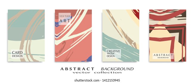 Abstract universal grunge art texture, web header template. Collage page, design for card, invitation, brochure brush strokes style, banner idea, book cover, booklet print, flyer sheet a4