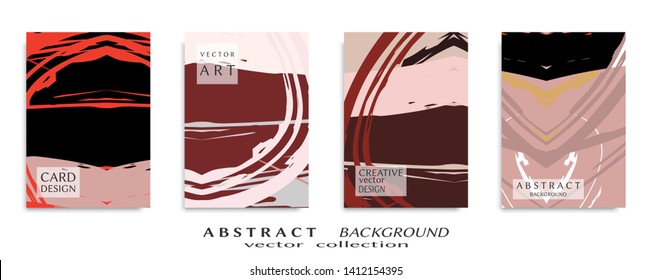Abstract universal grunge art texture, web header template. Collage page, design for card, invitation, brochure brush strokes style, banner idea, book cover, booklet print, flyer sheet a4