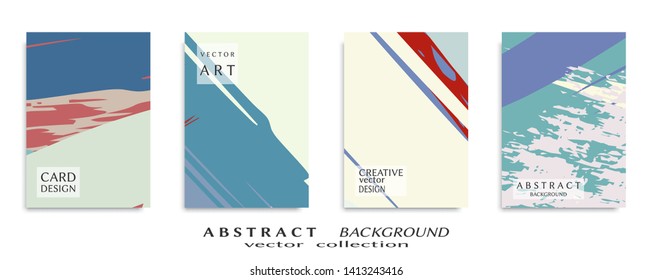 Abstract universal grunge art texture, web header template. Collage page, design for card, invitation, brochure brush strokes style, banner idea, book cover, booklet print, flyer sheet a4