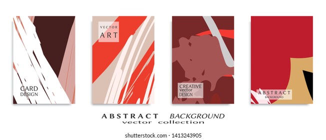 Abstract universal grunge art texture, web header template. Collage page, design for card, invitation, brochure brush strokes style, banner idea, book cover, booklet print, flyer sheet a4