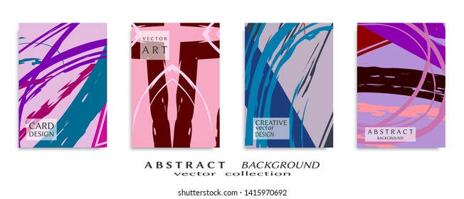 Abstract universal grunge art texture, web header template. Collage page, design for card, invitation, brochure brush strokes style, banner idea, book cover, booklet print, flyer sheet a4