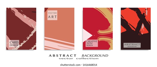 Abstract universal grunge art texture, web header template. Collage page, design for card, invitation, brochure brush strokes style, banner idea, book cover, booklet print, flyer sheet a4
