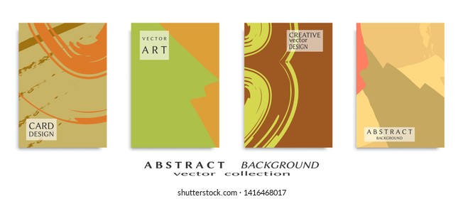 Abstract universal grunge art texture, web header template. Collage page, design for card, invitation, brochure brush strokes style, banner idea, book cover, booklet print, flyer sheet a4