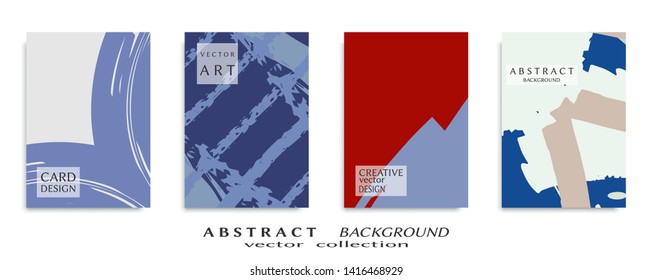 Abstract universal grunge art texture, web header template. Collage page, design for card, invitation, brochure brush strokes style, banner idea, book cover, booklet print, flyer sheet a4