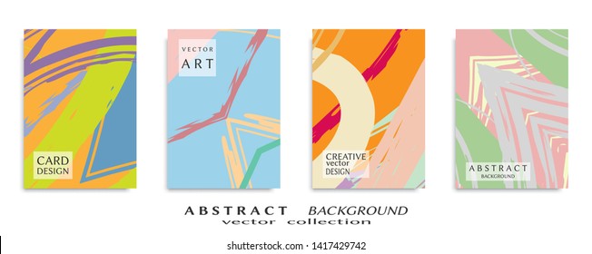 Abstract universal grunge art texture, web header template. Collage page, design for card, invitation, brochure brush strokes style, banner idea, book cover, booklet print, flyer sheet a4