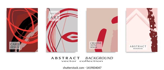 Abstract universal grunge art texture, web header template. Collage page, design for card, invitation, brochure brush strokes style, banner idea, book cover, booklet print, flyer sheet a4